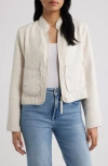 Splendid Dahlia Quilted Jacket In White