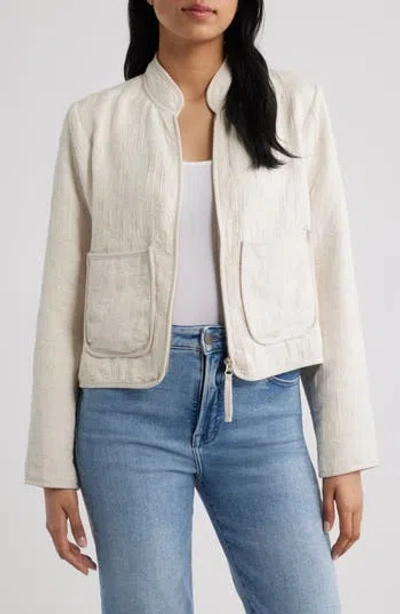 Splendid Dahlia Quilted Jacket In White
