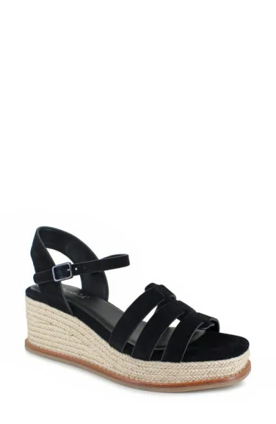 Splendid Dallas Wedge Sandal In Black