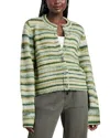 Splendid Daniella Stripe Cardigan In Teal Multi