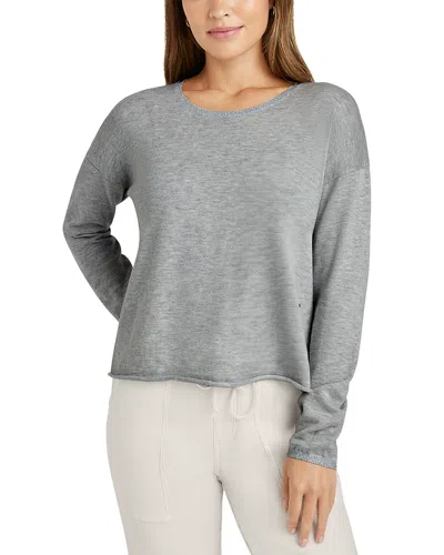 Splendid Darcy Crewneck Sweater In Heather Grey