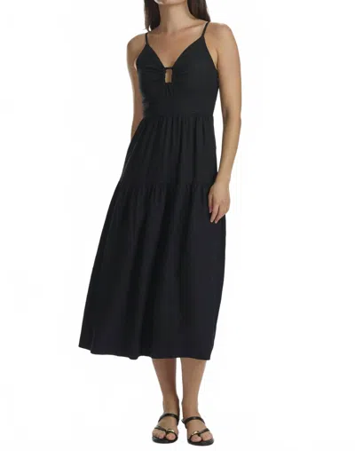 Splendid Darcy Midi Dress In Black