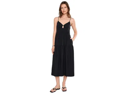 Splendid Darcy Midi Dress Women's Dress Black: Xs (women's 0-2)