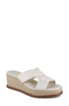 Splendid Daria Platform Wedge Sandal In White