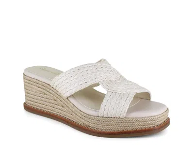 Splendid Daria Wedge Sandal In White