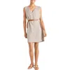 Splendid Dawson Linen Blend Minidress In Fawn