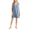 Splendid Dawson Linen Blend Minidress In Sky Blue