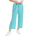 Splendid Dawson Linen Blend Drawstring Pants In Turquoise