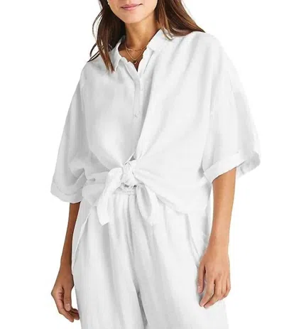 Splendid Dawson Linen Button Down In White