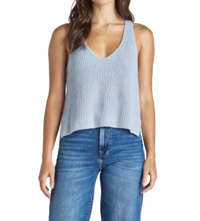 Splendid Deirdre Sweater Tank In Bleached Indigo In Gray