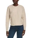 Splendid Delaney Textured Sweater In Brown
