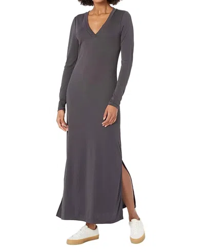 Splendid Delora Dress In Lead In Silver