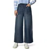 Splendid Straight Denim Lounge Pants In Blue