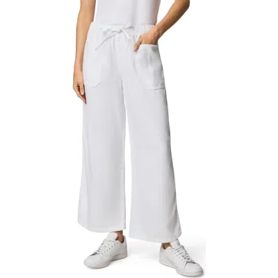 Splendid Denim Drawstring Pants In White