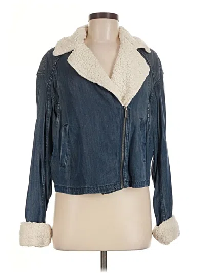 Pre-owned Splendid Denim Jacket In Blue