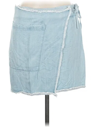 Pre-owned Splendid Denim Skirt In Blue