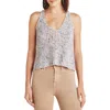Splendid Dierdre Cotton Sweater Tank Top In Bluebell Marl
