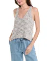 Splendid Dierdre Cotton Sweater Tank Top In Blue