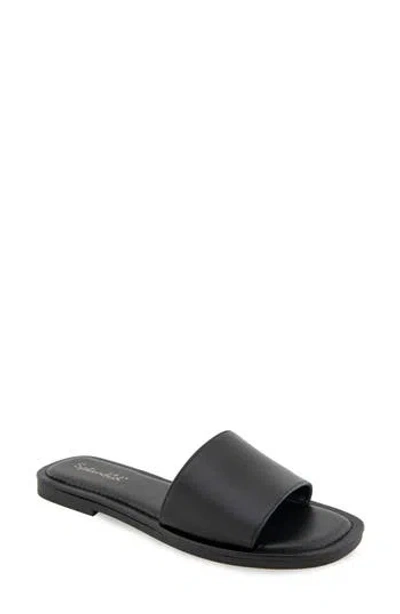 Splendid Dolly Slide Sandal In Black