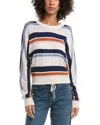 Splendid Drawstring Hem Wool-blend Sweater In Neutral