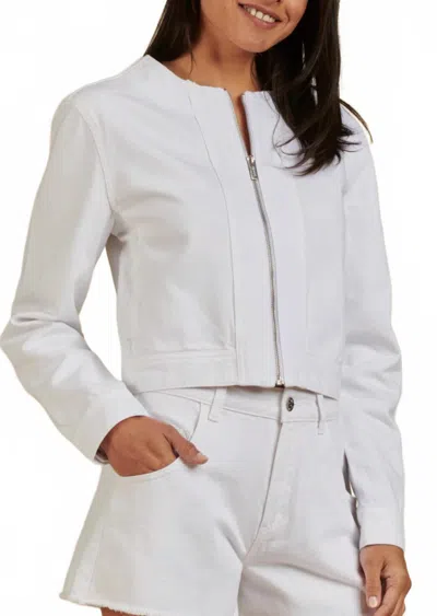 Splendid Drew Denim Jacket In White