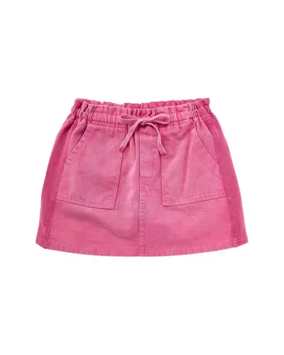 Splendid Kids' Drew Twill Skirt In Pink