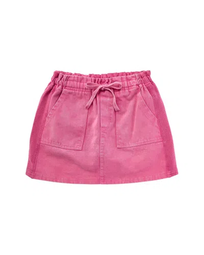 Splendid Drew Twill Skirt In Pink