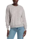 Splendid Elise Embroidered Pullover In Gray