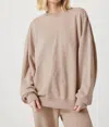 Splendid Elise Embroidered Pullover Sweatshirt In Fawn Floral