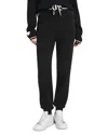Splendid Elizabeth Jogger Pants In Black/snow
