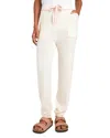 Splendid Elizabeth Jogger Pants In Snow/cotton Candy