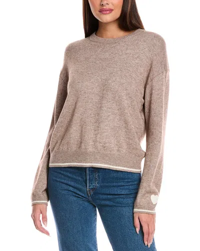 Splendid Elizabeth Silk-blend Sweater In Brown