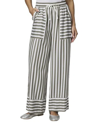 Splendid Ella Stripe Pant In White