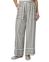 Splendid Ella Stripe Drawstring Pants In Black