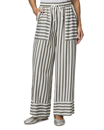 Splendid Ella Striped Pants In Black