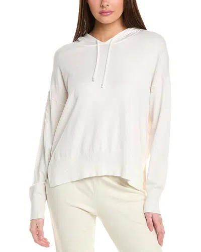 Splendid Ellen Sweater Hoodie In White