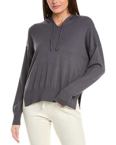 Splendid Ellen Sweater Hoodie In Grey