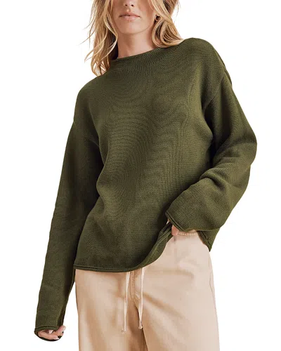 Splendid Elsie Roll Neck Sweater In Green