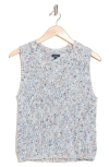 Splendid Elysees Sweater Tank In Blue Marl