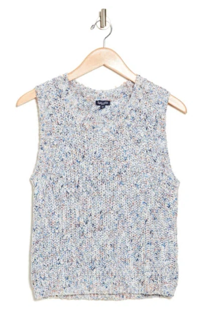 Splendid Elysees Sweater Tank In Blue Marl