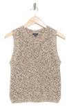 Splendid Elysees Sweater Tank In Olive/ Oat Marl