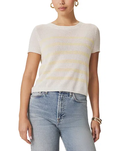Splendid Emerson Stripe Sweater In White