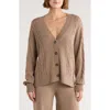 Splendid Emily Cable Cardigan In Brown