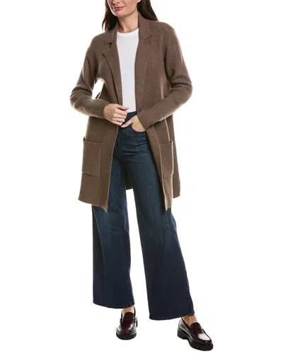 Splendid Emily Sweater Jacket In Brown