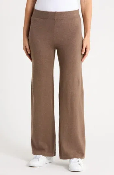 Splendid Emily Sweater Pants In Brown