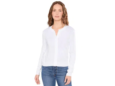 Splendid Erica Cardigan Women's Sweater White: Xl (women's 14-16)