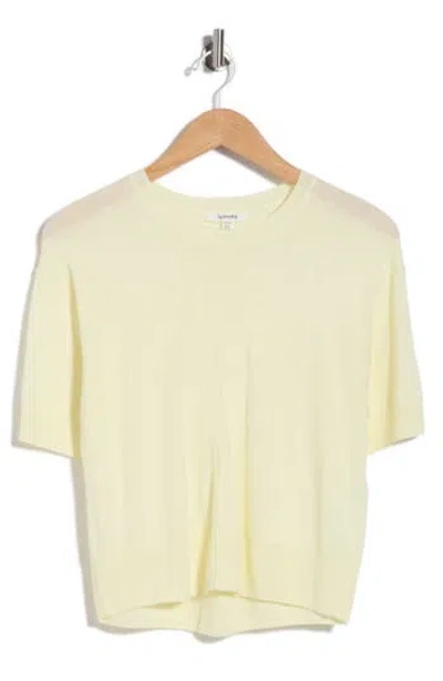 Splendid Erica Crewneck Sweater In Yellow