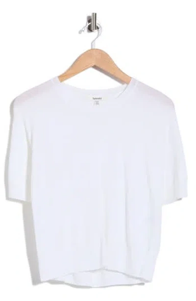 Splendid Erica Crewneck Sweater In White