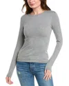 Splendid Eva Slub Top In Grey