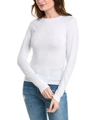 Splendid Eva Slub T-shirt In White